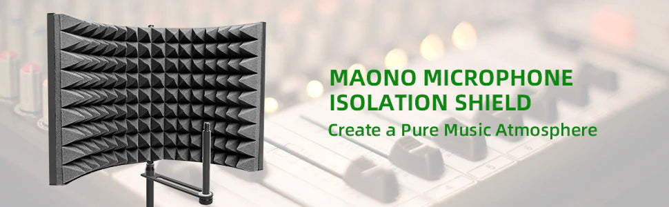 Isolation Shield - Metal backing Maono AU-MIS50