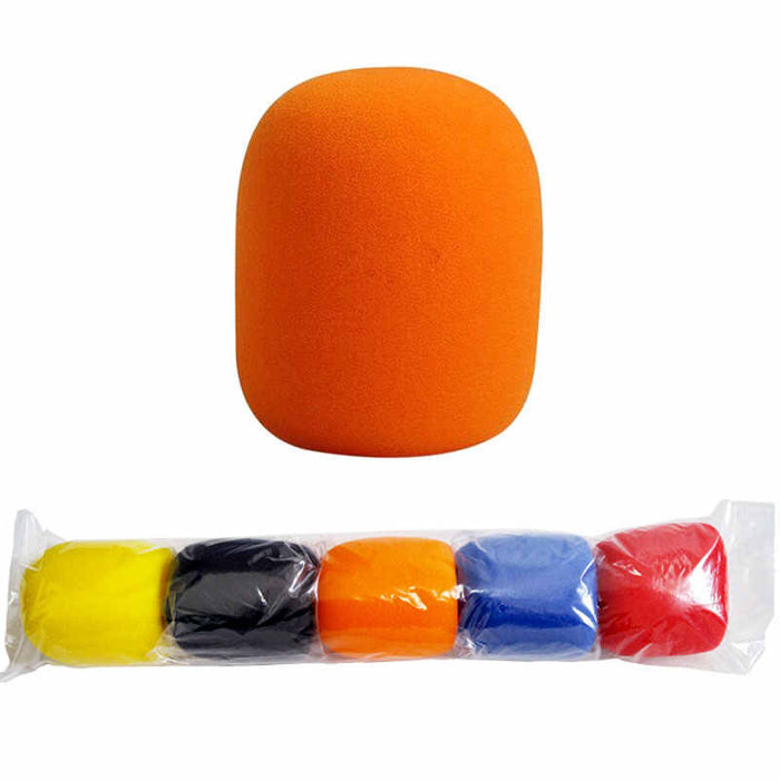 Mix Pack x 5 Sponge Cover for Hand held Mics